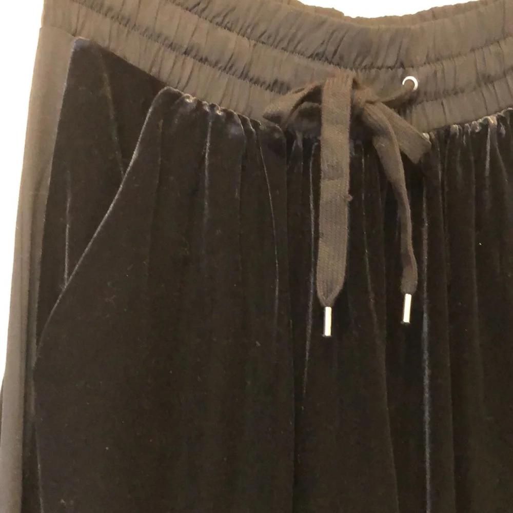 GAP Velvet Wide-Leg Track Pants - Picture 3 of 7